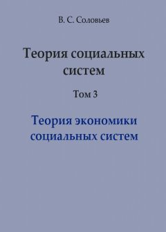 Владимир Соловьев - Теория социальных систем. Том 3. Теория экономики социальных систем