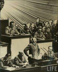 Адольф Гитлер - Речь перед Рейхстагом 30 января 1939 года