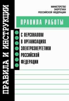 Коллектив Авторов - Правила работы с персоналом в организациях электроэнергетики Российской Федерации