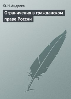 Юрий Андреев - Ограничения в гражданском праве России