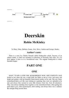 Deerskin - Robin McKinley